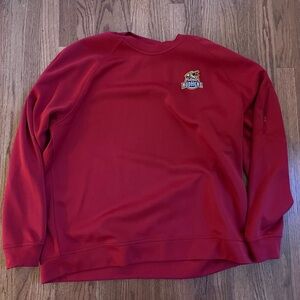 Toledo Mudhens Red Crewneck Sweater